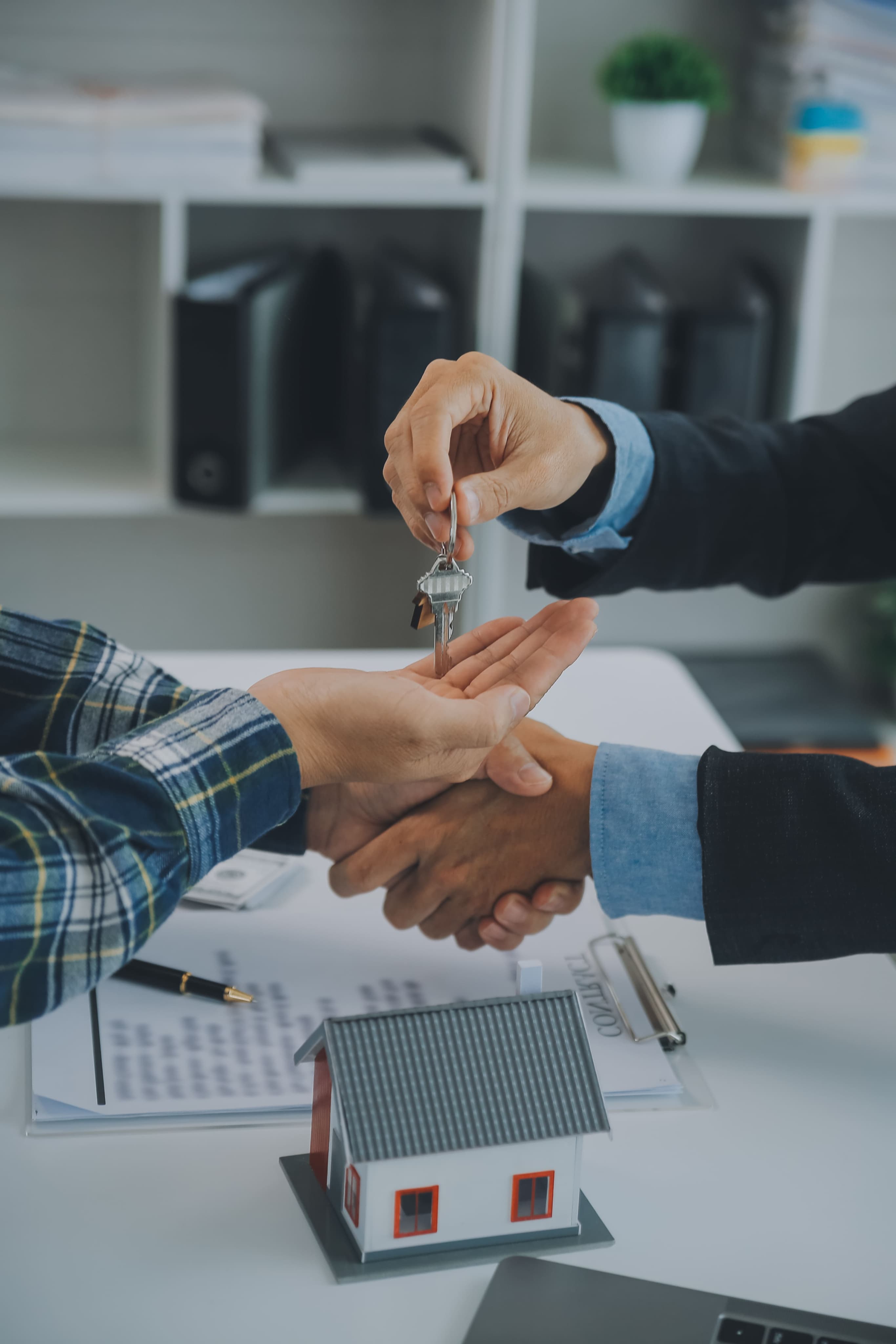 Signature de contrat immobilier